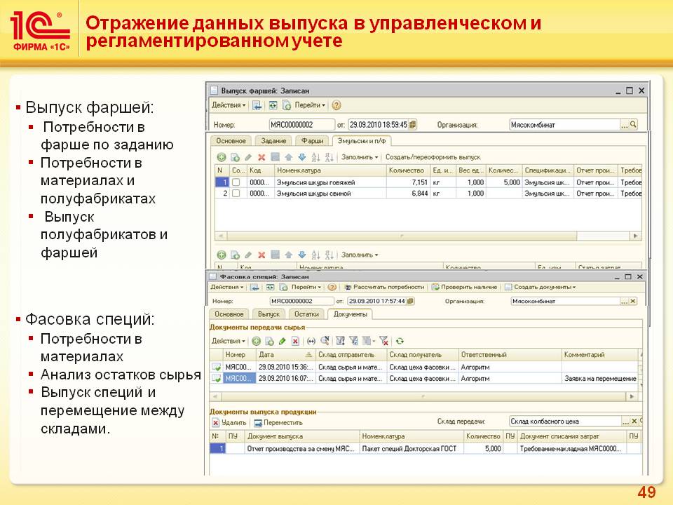 Счет учета полуфабрикатов